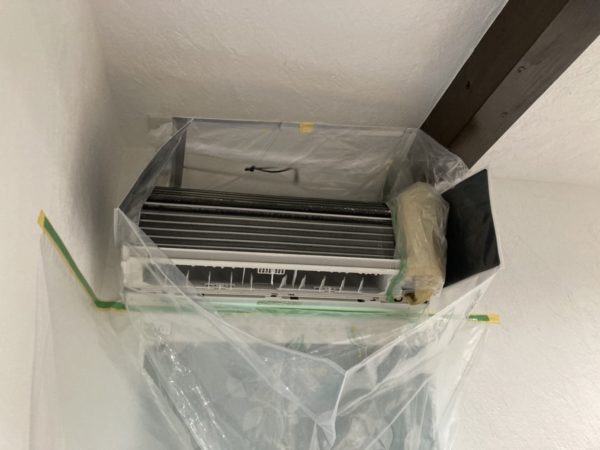 平戸市でエアコン５台を洗浄を行いました！